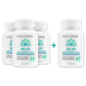 Apollo Moons Relief Supplement Daily Subscription Pack of 3+1 bonus